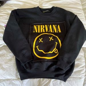 New without tags Nirvana sweatshirt. Purchased at a Chicago Boutique